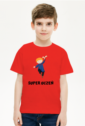 koszulka chłopięca - super uczeń