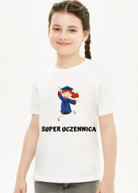 koszulka dziewczęca - super uczennica