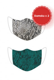2 DAMSKIE BAWEŁNIANE TRÓJWARSTWOWE + FILTRY GRATIS