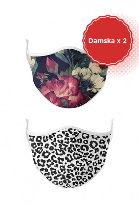2 DAMSKIE BAWEŁNIANE TRÓJWARSTWOWE + FILTRY GRATIS