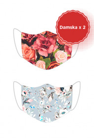 2 DAMSKIE BAWEŁNIANE TRÓJWARSTWOWE + FILTRY GRATIS