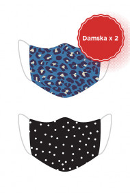 2 DAMSKIE BAWEŁNIANE TRÓJWARSTWOWE + FILTRY GRATIS