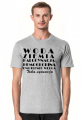 Koszulka męska - Woda, ziemia, halucynacja, hemoglobina, dwutlenek węgla. Taka sytuacja