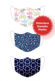 3 MASECZKI BAWEŁNIANE TRÓJWARSTWOWE + FILTRY GRATIS