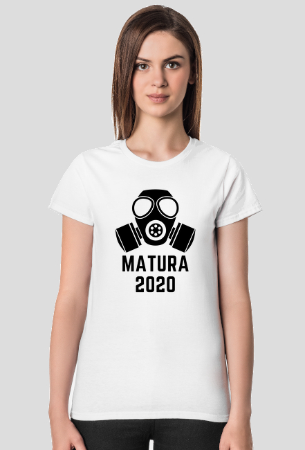 Koszulka damska MATURA 2020 biała