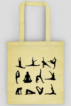 Yoga asany - eko torba dla joginek