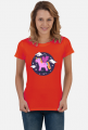 T-shirt damski - Jednorożec pośród gwiazd