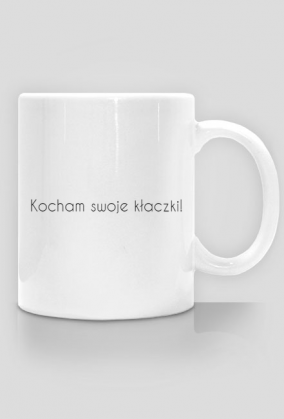 Kubek brązowe KRÓTKIE PROSTE Kocham Swoje Kłaczki!