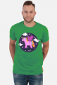 T-shirt męski - Jednorożec pośród gwiazd