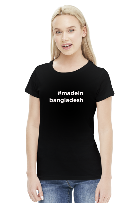 Koszulka damska #madeinbangladesh