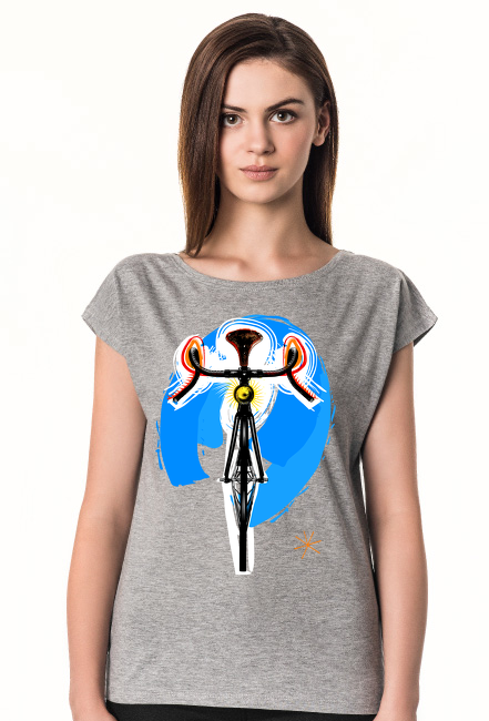 Bike Art T Colorful Girl