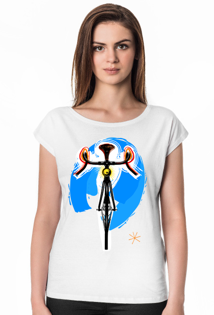 Bike Art T Colorful Girl