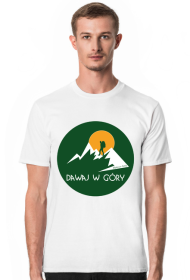 T-shirt męski. Polskie Góry - Dawaj w góry