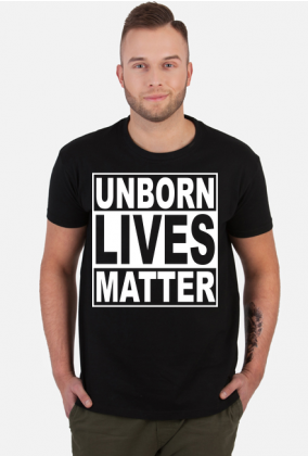 Unborn Lives Matter - ProLife - Koszulka Męska