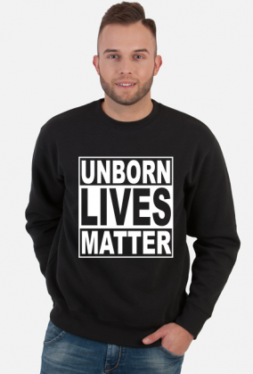 ProLife: Unborn Lives Matter - Bluza Męska