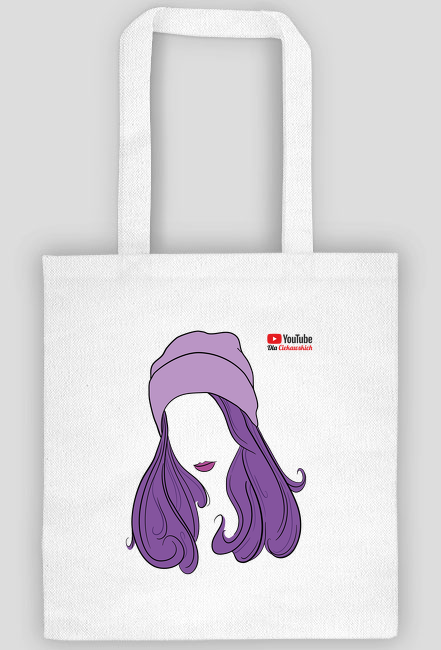 Torba bawełniana Purple Sylwia