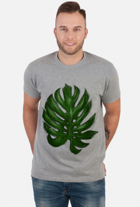 Koszulka Męska Liść Monstera