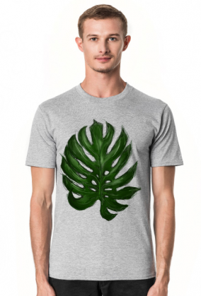 Koszulka Męska Liść Monstera