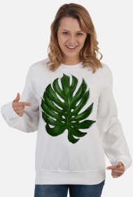 Bluza Damska Liść Monstera