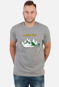 T-shirt męski Polskie Góry