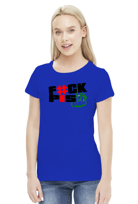 Koszulka damska Fuck PiS Polityczna