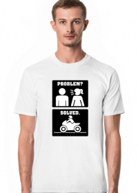 Motorbike - Problem Solved (koszulka męska) cg