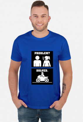 Motorbike - Problem Solved (koszulka męska) cg