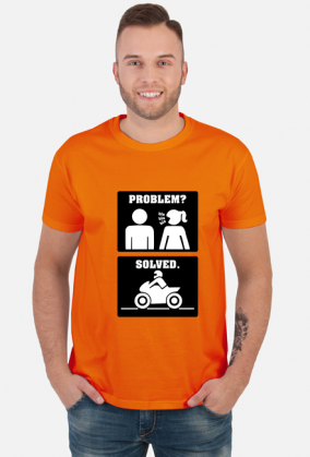 Motorbike - Problem Solved (koszulka męska) cg