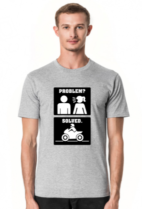 Motorbike - Problem Solved (koszulka męska) cg