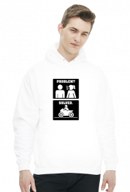 Motorbike - Problem Solved (bluza męska kaptur) cg