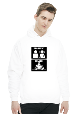 Motorbike - Problem Solved (bluza męska kaptur) cg