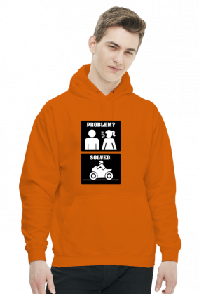 Motorbike - Problem Solved (bluza męska kaptur) cg