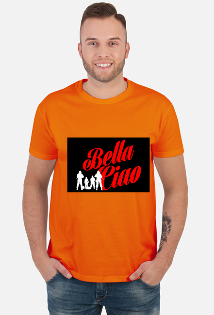 T-SHIRT BELLA CIAO DOM Z PAPIERU