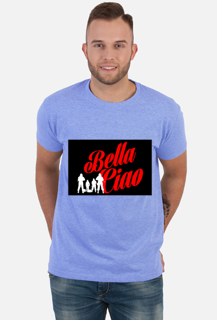 T-SHIRT BELLA CIAO DOM Z PAPIERU