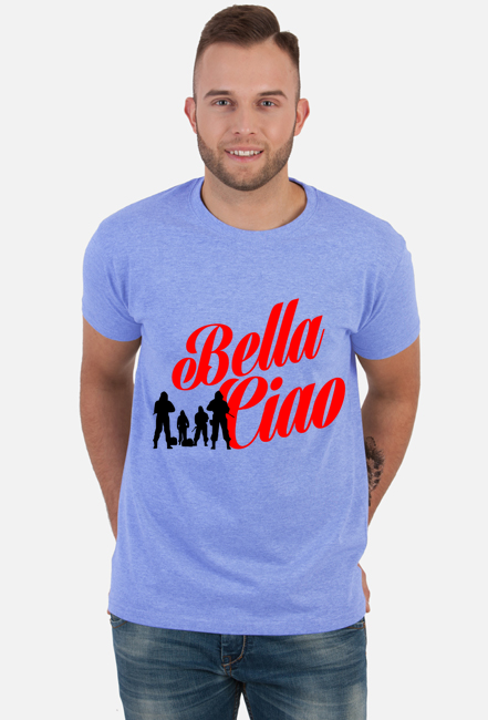 T-SHIRT BELLA CIAO DOM Z PAPIERU