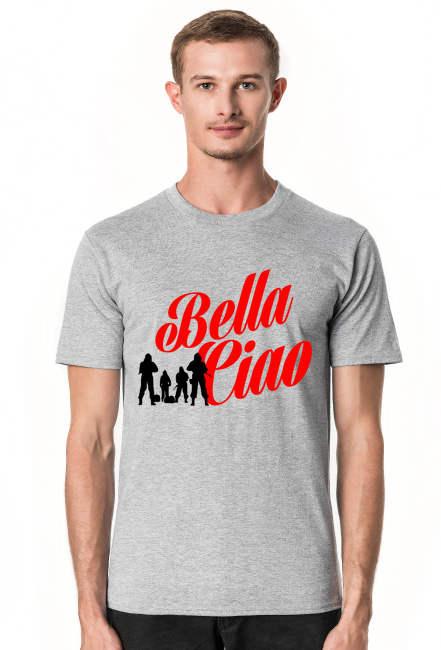 T-SHIRT BELLA CIAO DOM Z PAPIERU
