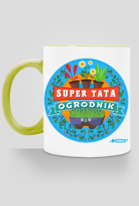 Kubek kolor - Super Tata Ogrodnik