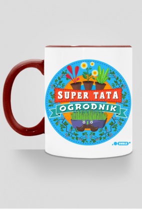 Kubek kolor - Super Tata Ogrodnik