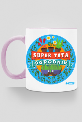 Kubek kolor - Super Tata Ogrodnik