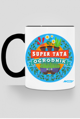 Kubek kolor - Super Tata Ogrodnik