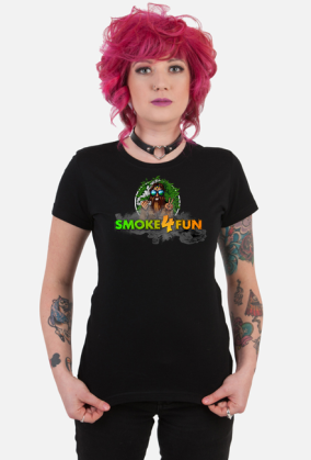 Smoke4Fun - Signature T Shirt - Lady
