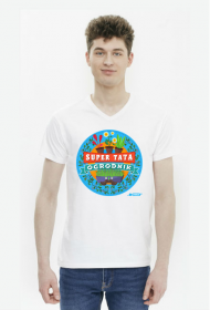 Koszulka Biała - Super Tata Ogrodnik