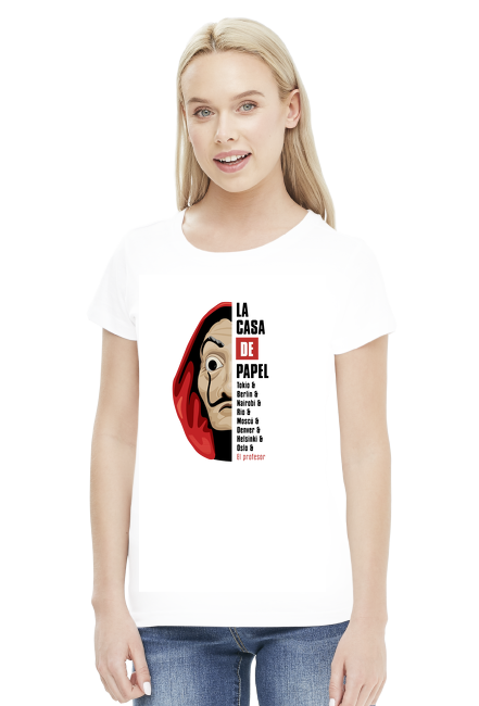 T-SHIRT LA CASA DE PAPEL BOHATEROWIE