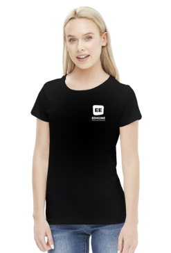 T-shirt damski EE white