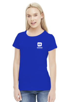 T-shirt damski EE white