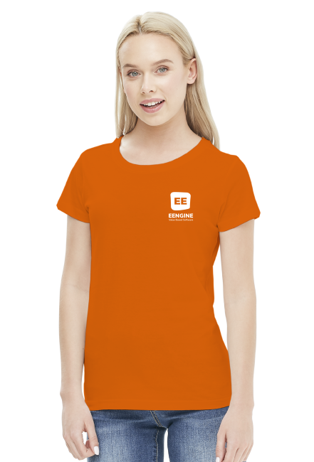 T-shirt damski EE white