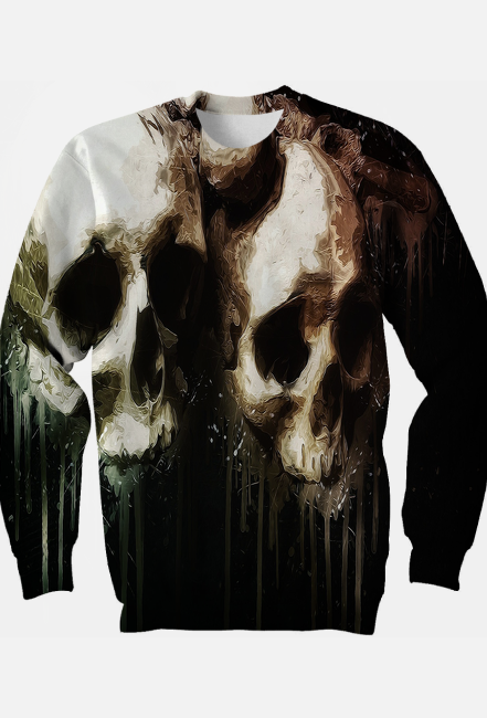 Bluza fulprint Skull zło