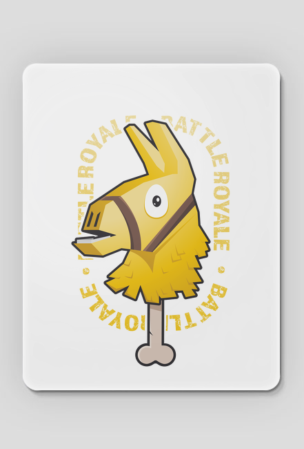 Podkładka pod myszkę - Złota Lama Fortnite