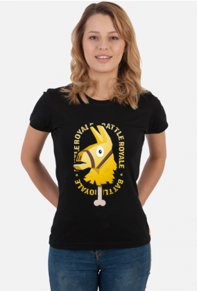 Koszulka - Złota Lama Fortnite