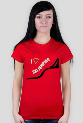 Kocham Skoki Narciarskie - koszulka sportowa